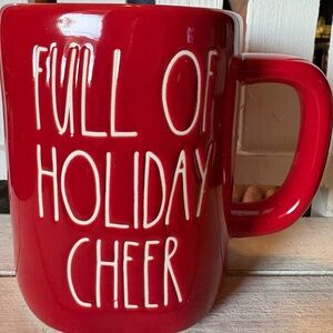 Rae Dunn Red Holiday Cheer Mug